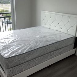 New Full Size Mattress Regular with Box springs New Mattresses INNERSPRING With Foam 