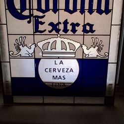 Corona EXTRA Glass Sign