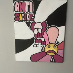 Kaws Painting 