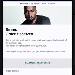 Kanye West @ SoFi Stadium FRIDAY April 3rd