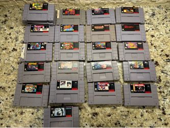 Super Nintendo SNES Games
