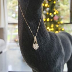 Beautiful 1ct Solitaire Pendant Necklace 