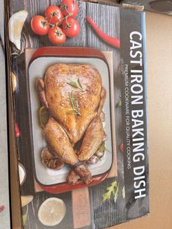 Cast Iron Baking Dish – Premium Cookware