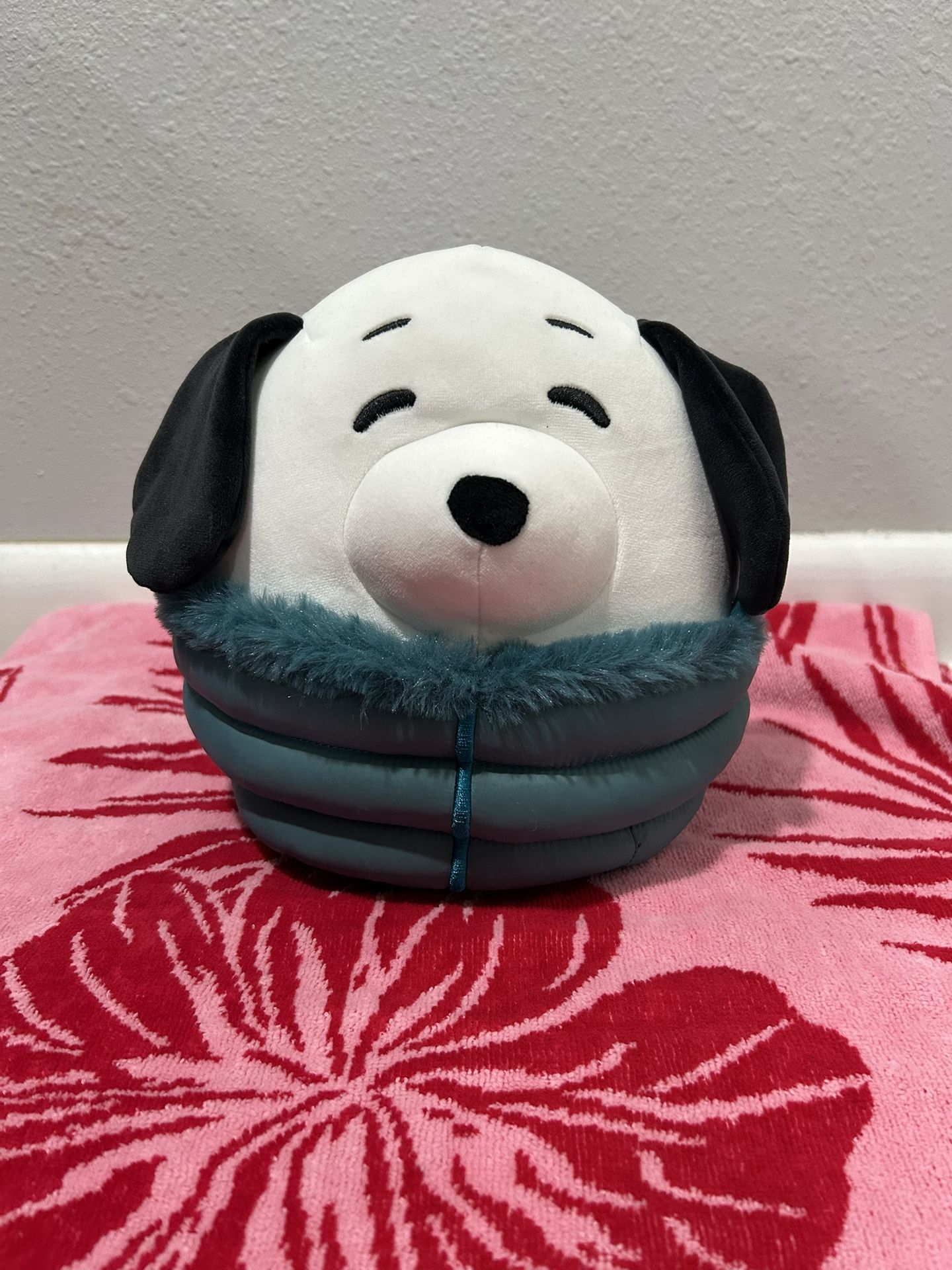 Squishmallows Peanuts Snoopy Puffer Jacket 8” Plush – Great Gift for Kids