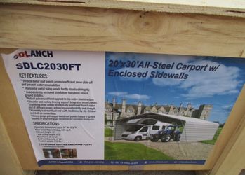 Unopened 20x30 Steel Carport 