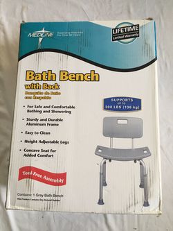 Bath Bench With Back