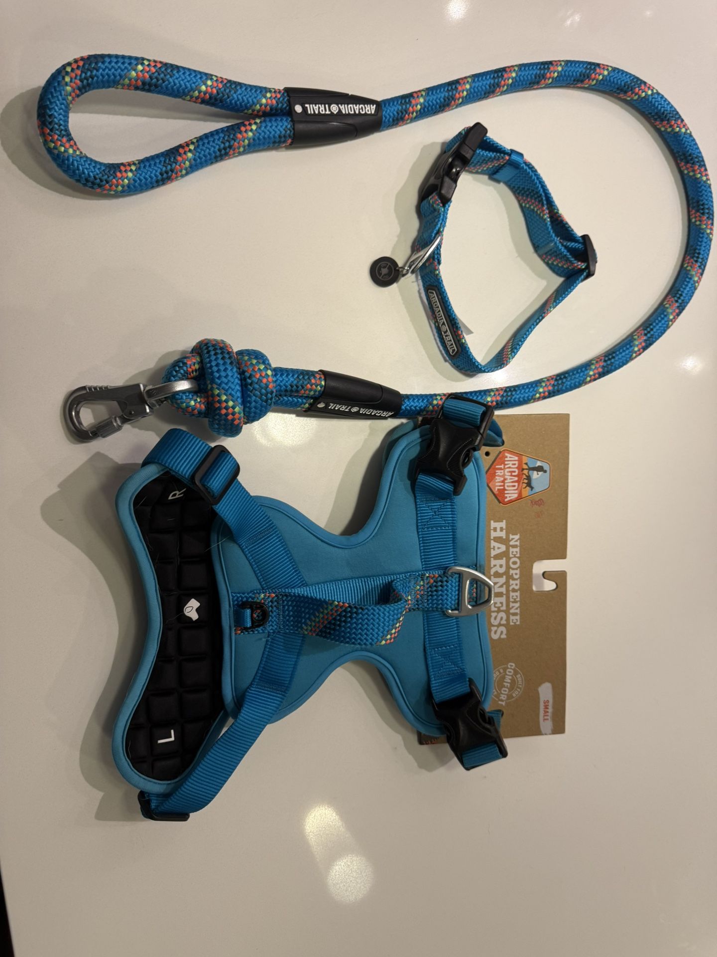 Dog Harness, Leash And Collar Size M