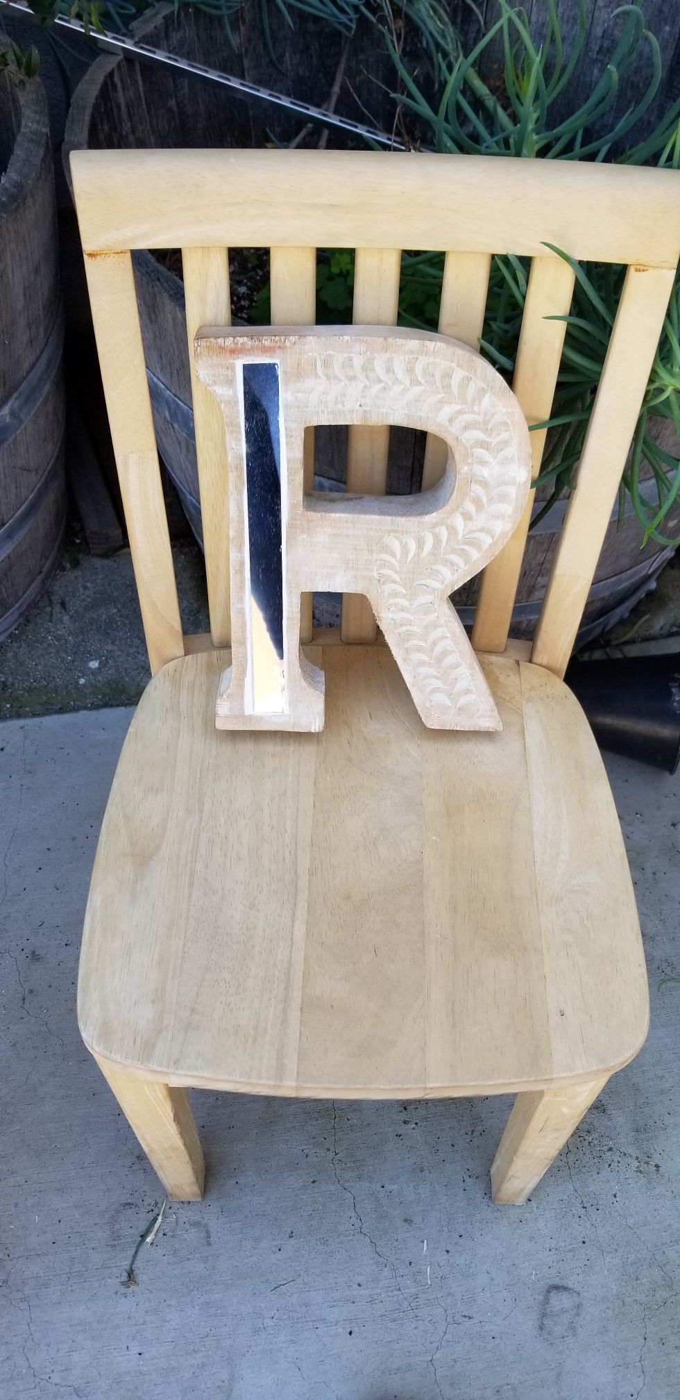 Wooden or metal letters