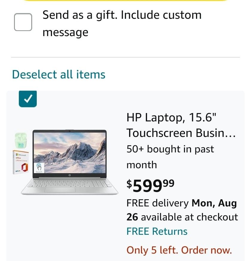 HP Laptop // 2 in 1 // TouchScreen // Intel Ultra i3 / School Bundle / CLEAN