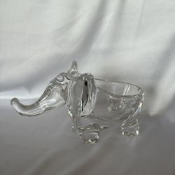 The Art Vannes Le Chatel France Crystal Glass Candy Dish