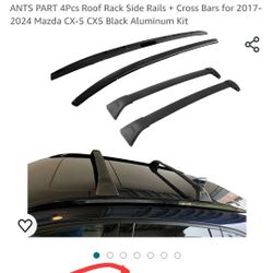 4Pcs Roof Rack Side Rails + Cross Bars for 2017-2024 Mazda CX-5 CX5 Black Aluminum Kit
Brand new
$200