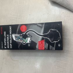 Super Long Adjustable Cup Holder Phone Mount 