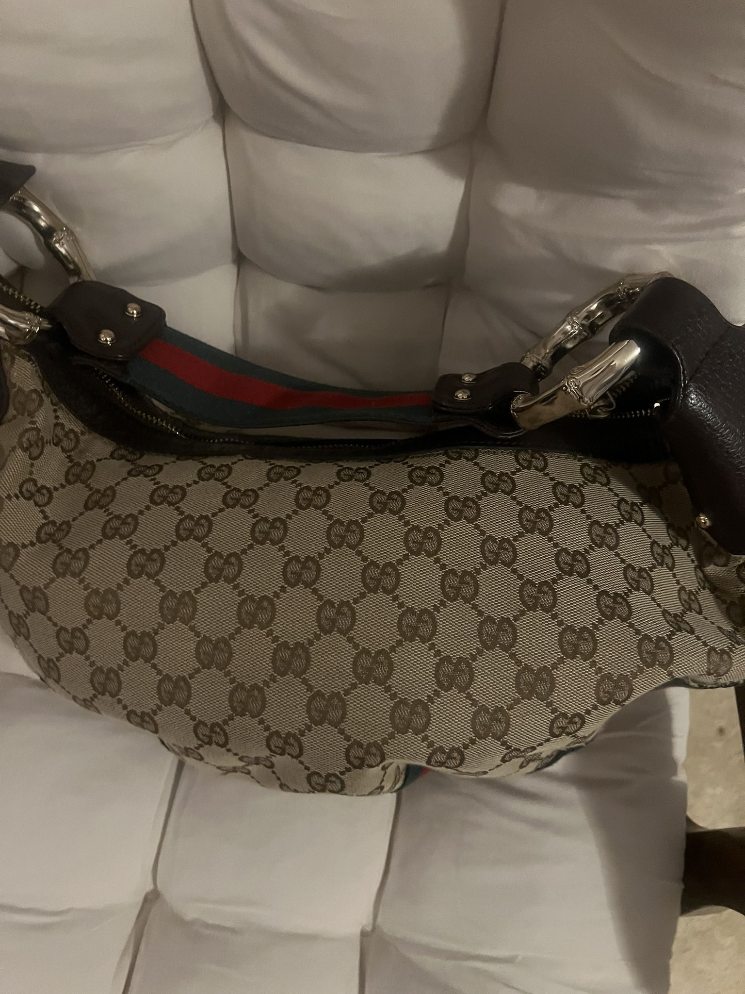 Gucci Canvas Hobo. Authentic With The Nnumber