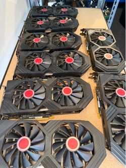 AMD Radeon RX 580 XFX, 8 qty: Works but bad fans
