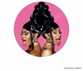 Cardi B Megan Thee Stallion WAP Signed Picture Disc Limited Edition
