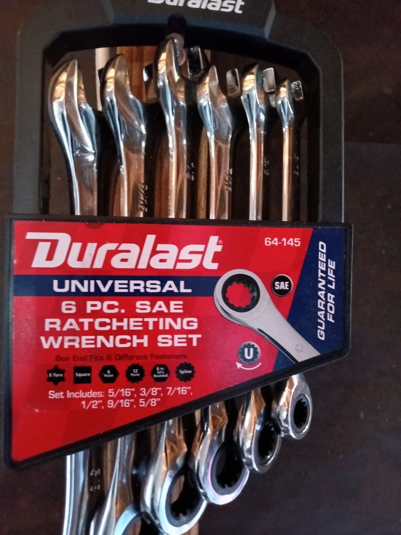Duralast Ratcheting Wrenches Kit