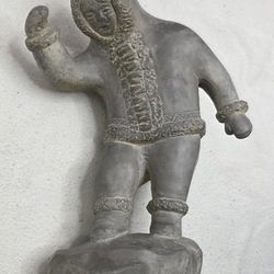 Soapstone Eskimo Hand Carved By ABBOTT
