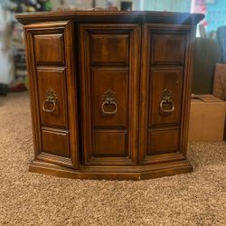 Two Shelf Wooden Cabinet 