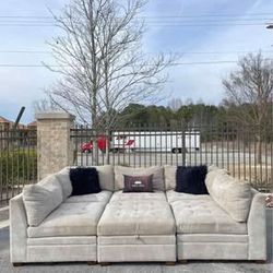 Full-Sized, Grey Sectional from Ashley Furniture