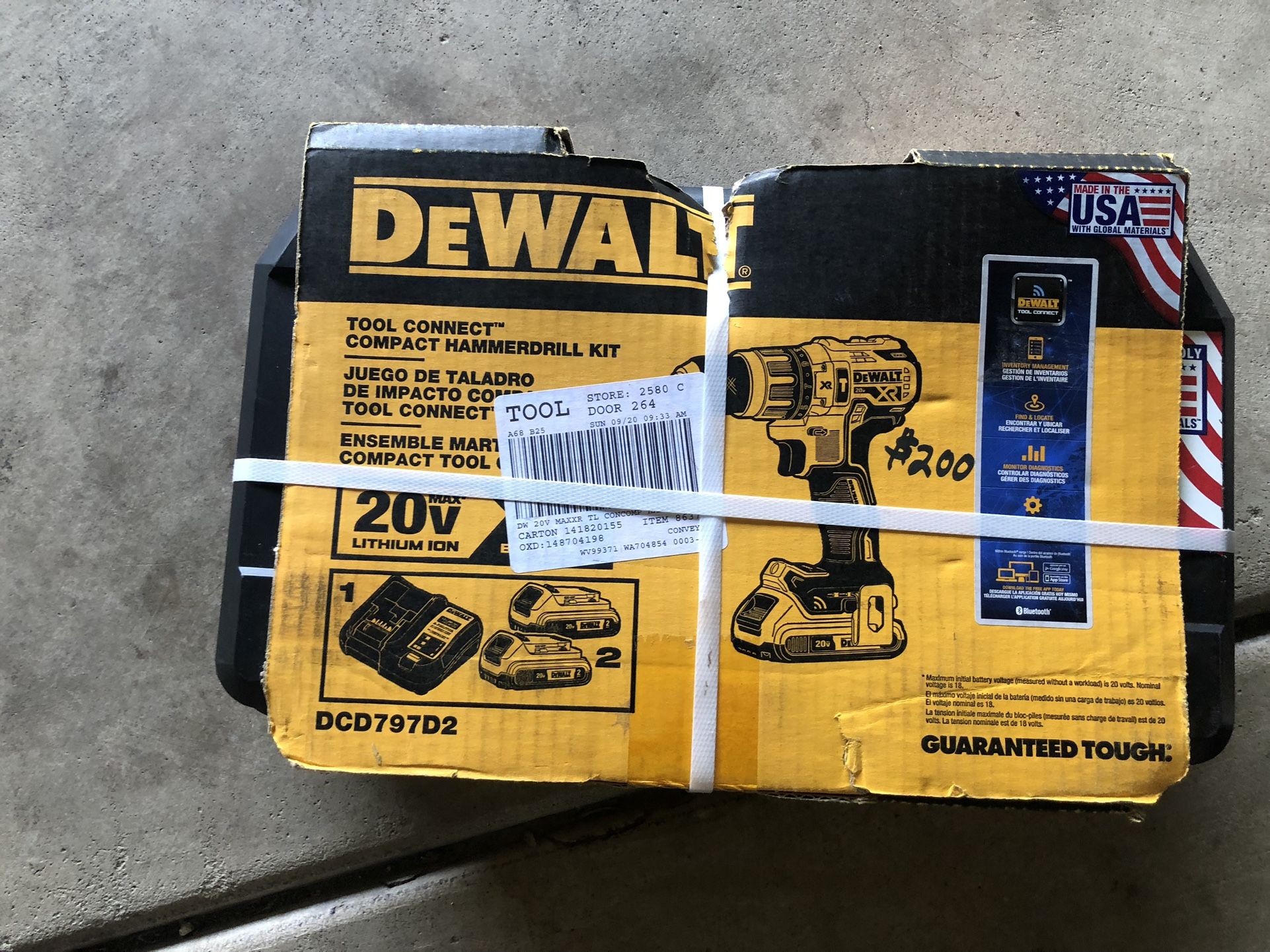 Brand New DeWalt Hammer Drill Kit