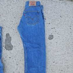 501 Levi Original Button Up Jeans