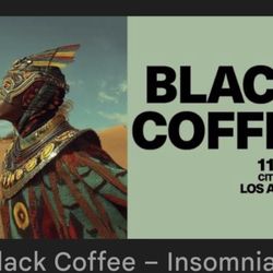1 Black Coffee Ticket 