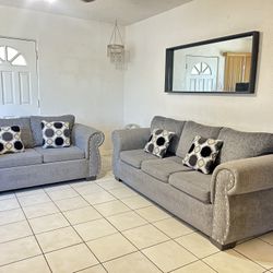 Grey Sofa Set 