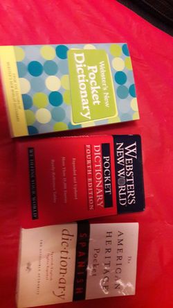 All 3 Dictionaries for $4