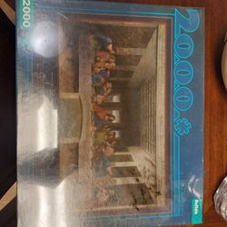 Buffalo Games Last Supper/Leonardo Da Vinci 2000 Pc Puzzle NEW38.5 X 26.5 Sealed