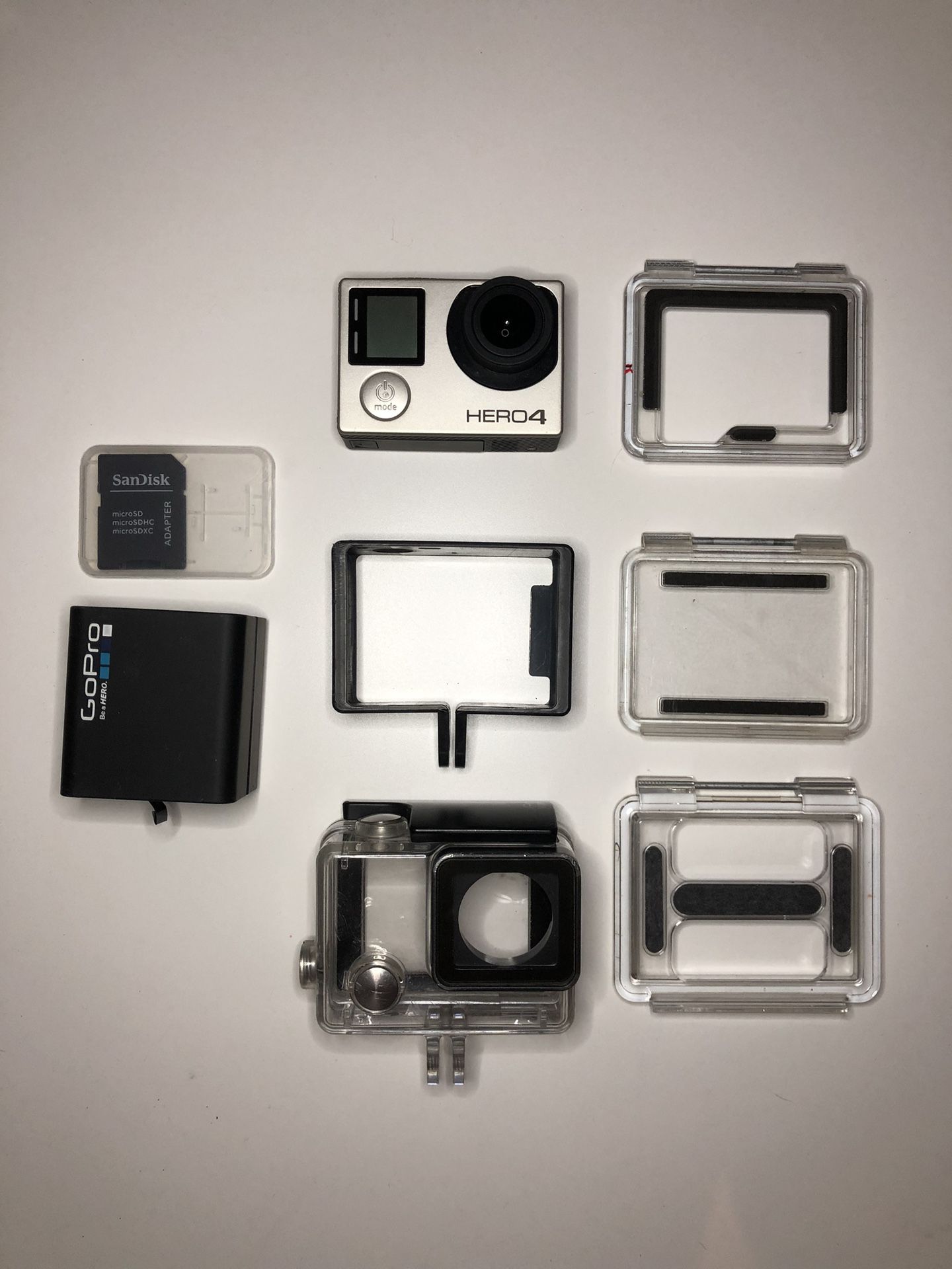 GoPro Hero4 with accessories