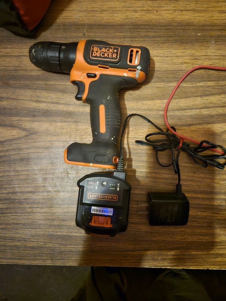 Black And Decker Battery Operated Drill