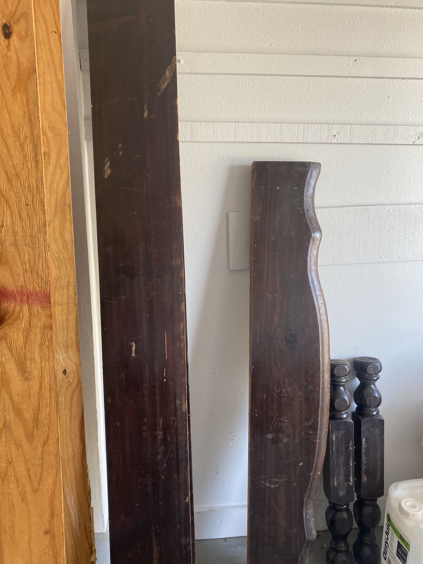 Antique Queen Bed Frame Solid Wood