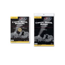 BCW Golden Age Comic Bags and Backing Boards - 100 Ct 