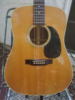 Martin D28-P Acoustic / Electric Guitar + Case -1988