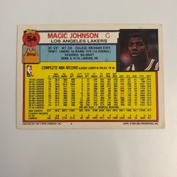 1982 Topps Magic Johnson 