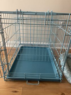 Blue Dog Crate 