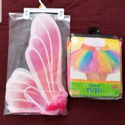 PARTY CITY Fairy wing & Tutu costume