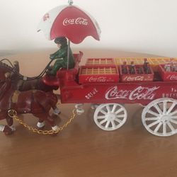 VINTAGE Cocoa cola wagon