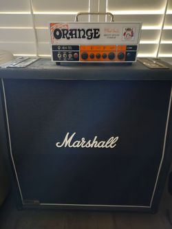 Marshall 1960 lead cab half stack