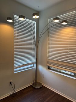 5 lamp dimmable adjustable spider/arc lamp