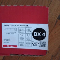 Nails Hilti Bx4
