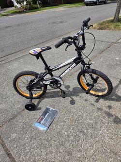 Kids Bike Mongoose Mutant 16", Hand and Foot Break, 3-7 years, Very Good Condition