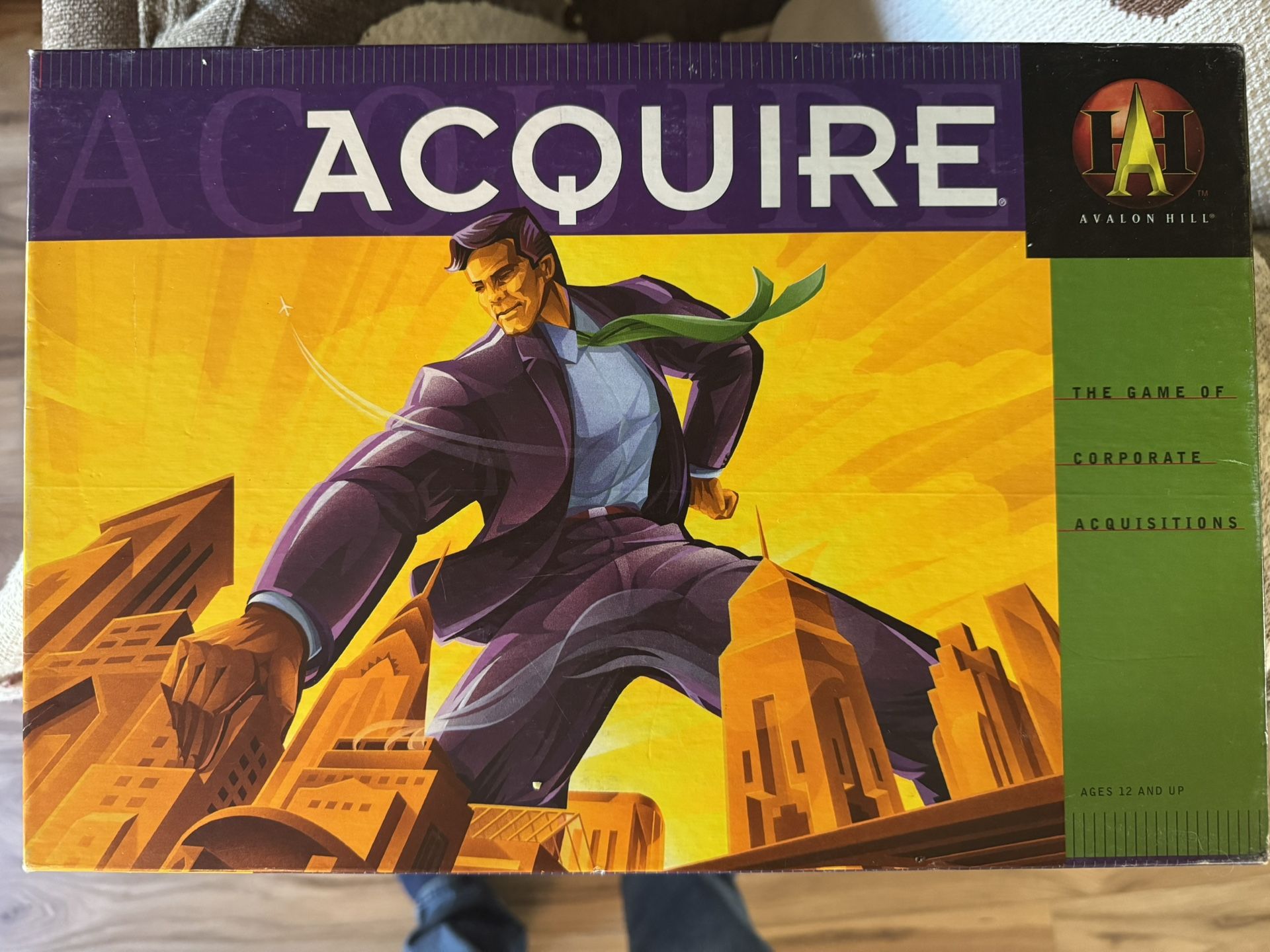Acquire Board Game - Avalon Hill / Hasbro - 1999 Edition