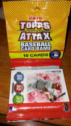 2010 TOPPS ATTAX BASEBALL 10 CARDS NEW IN PACKAGE