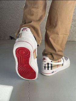 Custom Burberry AF1s ( Read Description)