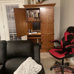 2 piece , solid oak dusk to front doors