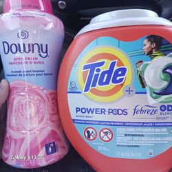 Tide Pods And Downy Wash Scent Booster