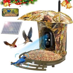 🦜 PALONE Smart Bird Feeder Camera – 1080P HD + Solar Powered + 64GB Card 🦜 💵 $25 FIRM — Retail $90 | BRAND NEW  Perfect gift for bird lovers! Captu