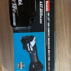 Makita 18v Lxt Sub Compact Brushless Oscillating Multitool