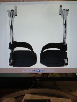 Drive Swing Away Leg Resets Black, New